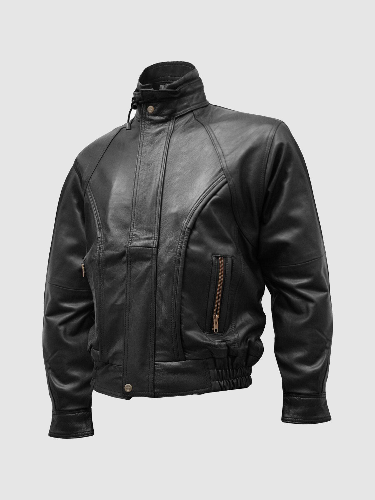 Size Medium Vintage Leather Bomber Jacket For Men Leather Jacket Master 