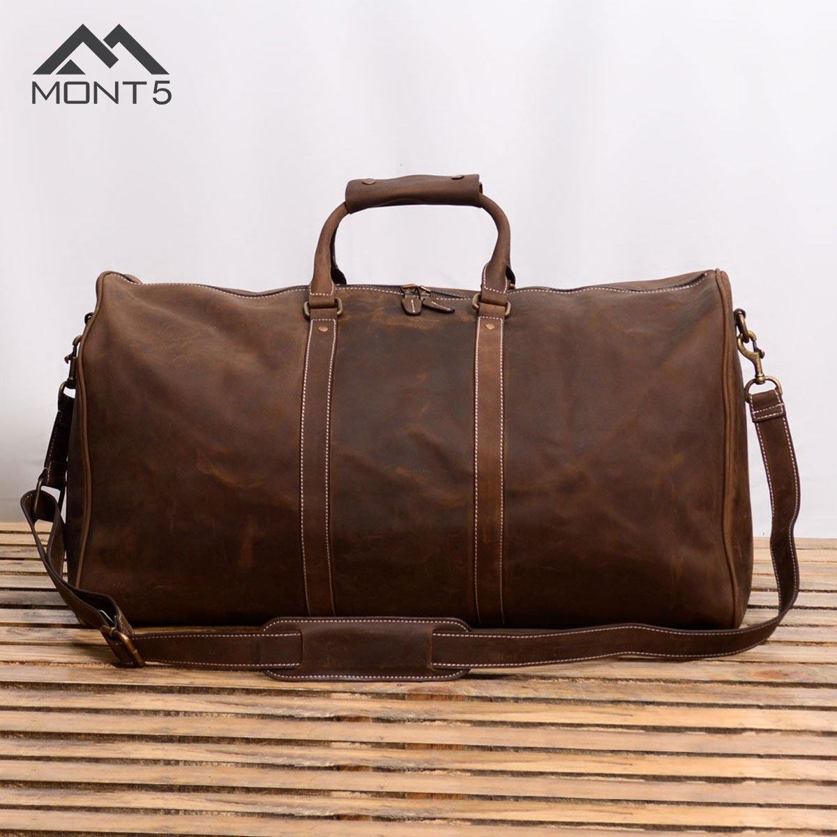 Mont5 Extra Large Leather Duffle Bag Leather Jacket Master 