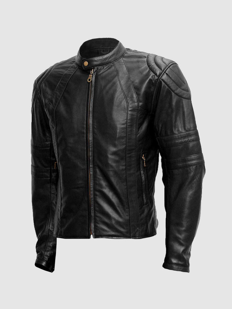 Sheep leather jacket outlet quality