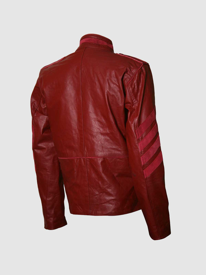 Mens red military style jacket hotsell